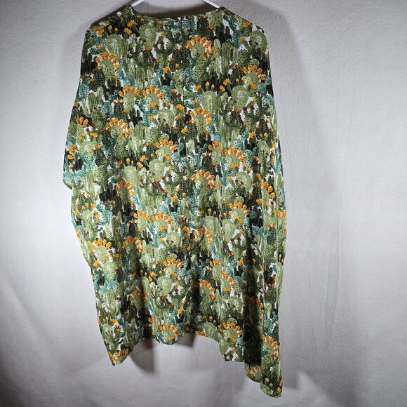 Berry N Cream Shaw, Womens 1xl Cactus Shaw Cover With Sleeves - Picture 8 of 10